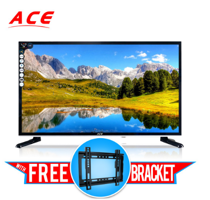 ACE 32 Glass-Slim HD Smart LED TV DN2 Android 9.0 with Bracket