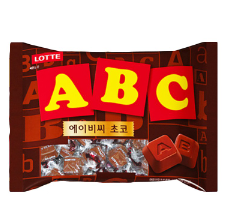 Lotte Abc Chocolate Candy Sweets 65g