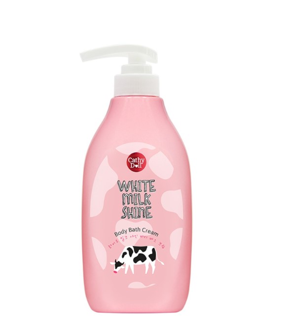 Cathy Doll  White Mlik Shine Body Bath Cream 450ml