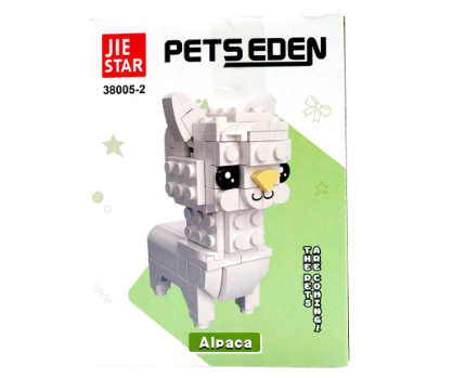 Jie Star Blocks Pets Eden Alpaca 103 pcs Building Blocks