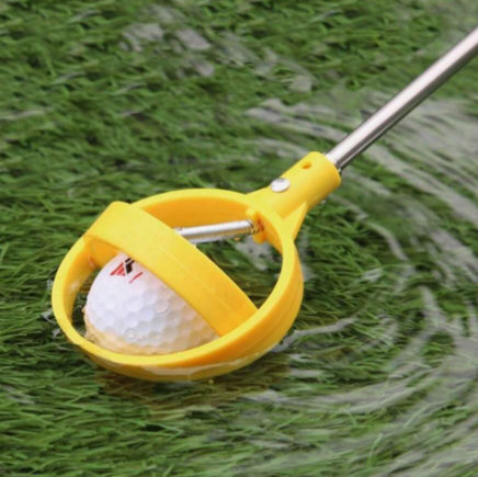 Golf Ball Pick Up Tools Telescopic Golf Ball Retriever, Golf Training Aids, Automatic Locking Golf Ball Scoop Picker