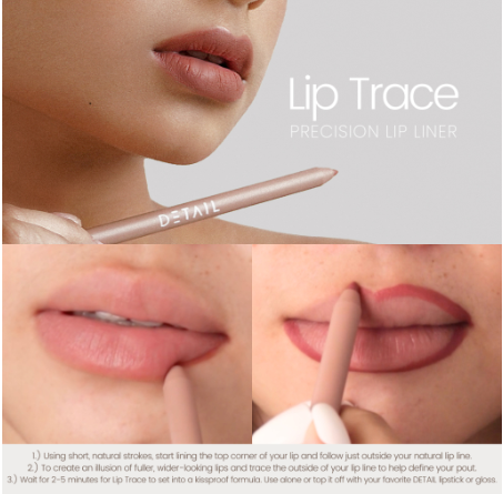 Detail Cosmetics Lip Trace in Rye