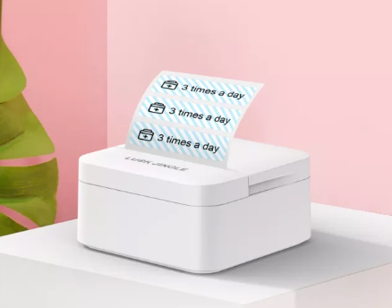 Portable Bluetooth Thermal Printer (203dpi) 1000mAh Lithium-ion Battery