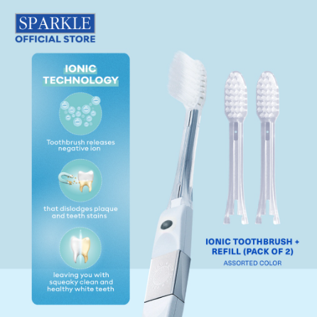 SPARKLE Ionic Toothbrush and Refill Set