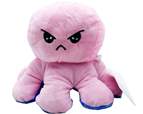 KidShop Light Pink 30 cm Octopus Stuffed Toy