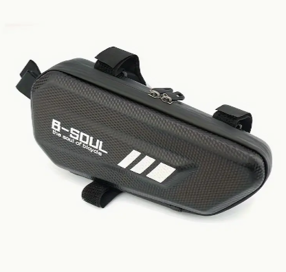 Motorcycle Tool Bag Hard Shell Triangle Side Case Bag, Bicycle Front Beam Bag, Riding Storage Bag, Motorcycle Side Storage Bag Waterproof&Rainproof