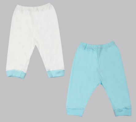 White & Blue Pajama Set