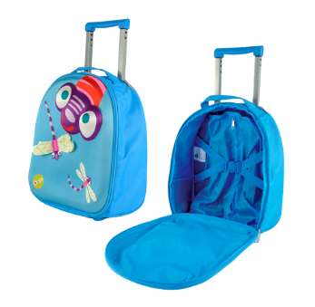 Oops Easy-Trolley! Dragonfly - Waterproof Soft 3D Trolley Bag for Kids - Unisex