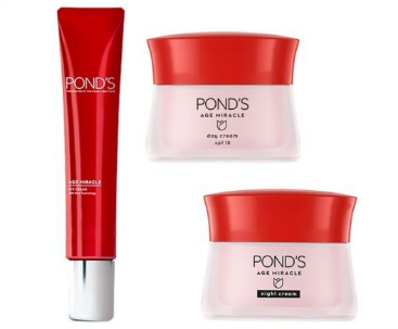 Pond's "Minis Miracle" Set (Age Miracle Day Cream 10g, Night Cream 10g, Eye Cream15ml