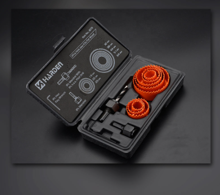 Harden 610546 11 Pcs Hole Saw Kits For Wood (Professional) High Carbon Steel