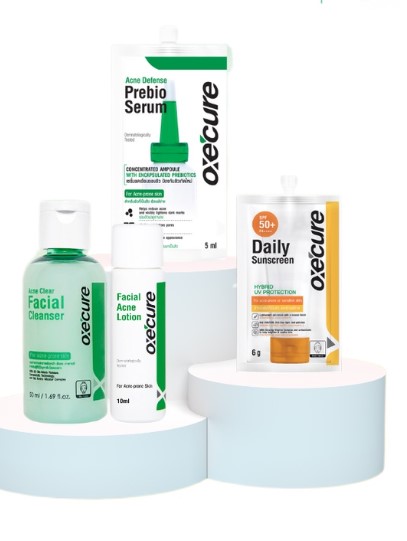 Daytime Acne Control Minis Cleanser 50ml Prebio Serum 5ml Facial Acne Lotion Sunscreen