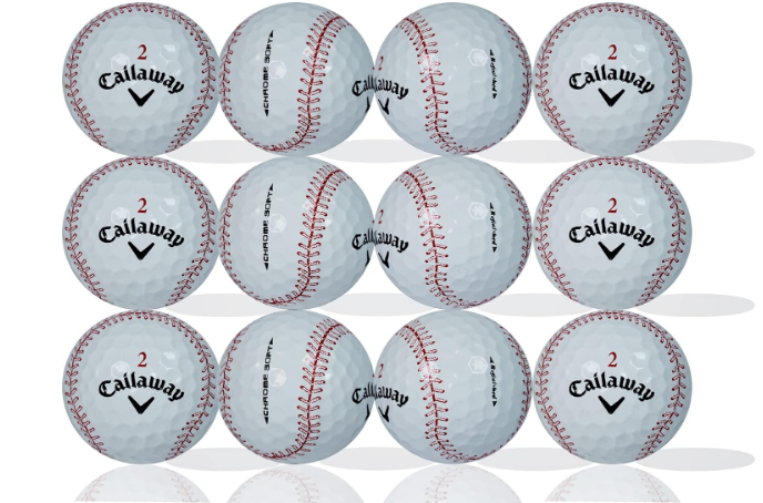 Baseball Callaway Chromesoft Golf Balls Refinished 12 Pack