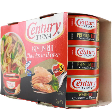 Century Tuna Chunks in Water 6 cans