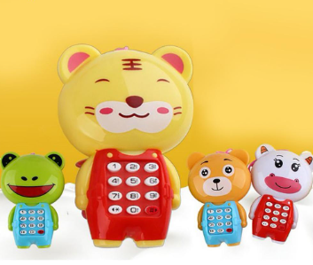 Creative Cartoon Animal Music Mobile Phone Kids Education Learning Toy
