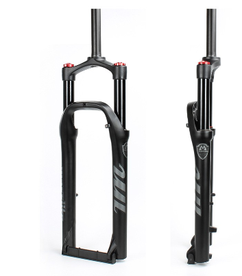 MAXXLITE Pneumatic Snowmobile Front Fork 26 Inch 4.0 Fat Tire 34 Inner Diameter Electric Power-Assisted Beach Bike