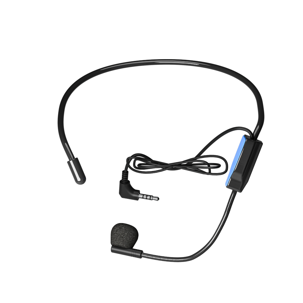 Maono AU-401 3.5MM Wired Microphone Head mounted Microphone for Voice Amplifier,Speakers,Teachers,Tour Guides