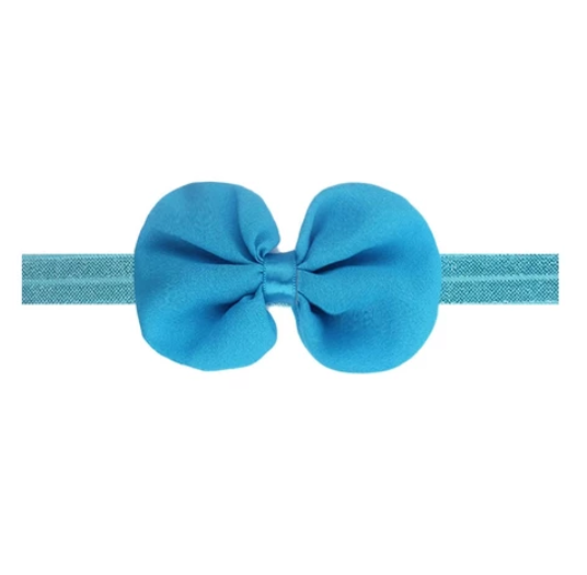 Baby Bowknot Hairband Girls Elastic Hairband Newborn Photography Headband Hair Acessories H12