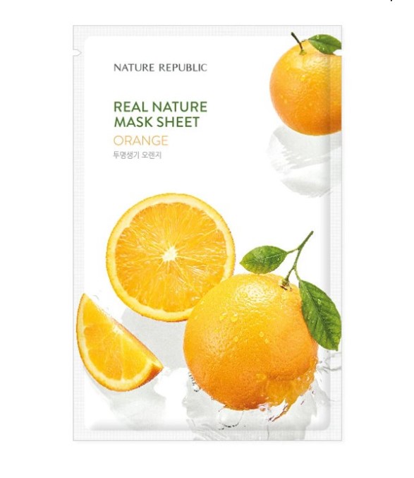 Nature Republic Real Nature  Orange Mask Sheet