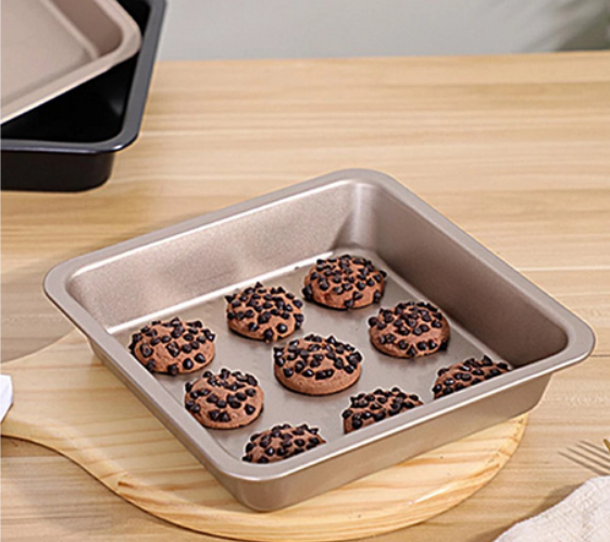 Non-Stick Square Cake Pan Carbon Steel Baking Tray Pie Pizza Bread Cake Mold Bakeware Baking Tools