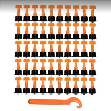 50Pcs Tile levellers Mini Level Wedges Alignment Tile Spacers for Wall Floor Tiles Construction Tool