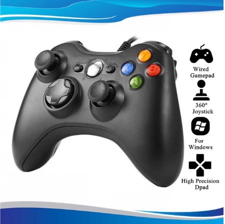 Xbox 360 Wired Controller for Windows & Xbox 360 Console