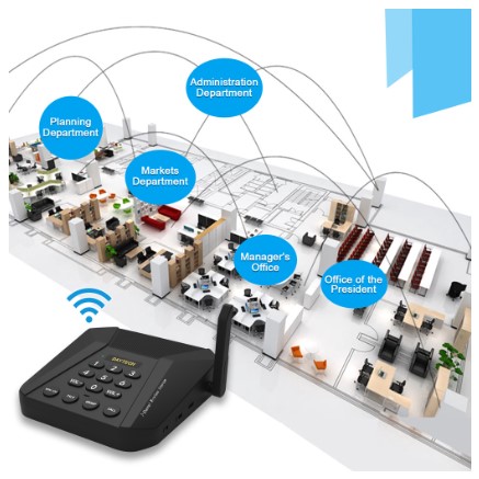 Wireless Office Intercom System Type-C Charging Multi-channel 1.5KM Long Range No Phone Bill No Network 21 Channel