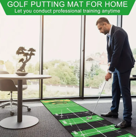 1pc Golf Putting Mat, Thick Smooth Practice Putting Pad, For Indoor Home Office Golf Practice Golf Training