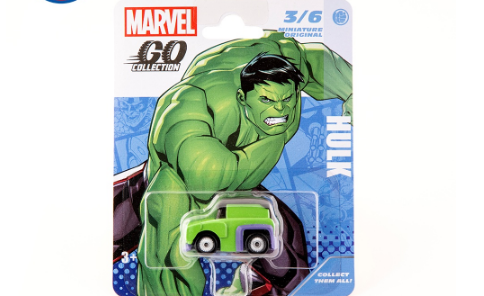 Ollie & Co Marvel Go Collection Hulk Die-cast Miniature Vehicle Toys For Boys