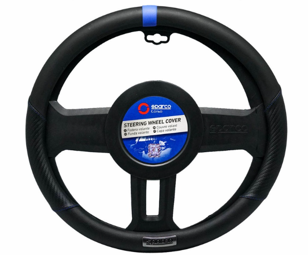Sparco Steering Wheel Cover SPS111BL (Black/Blue)