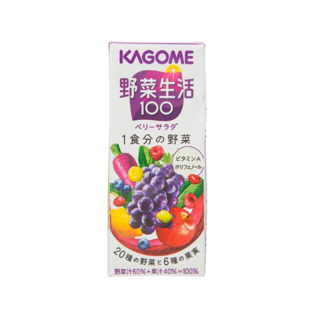 Kagome Grape Mixed Vegetable Juice 200ml