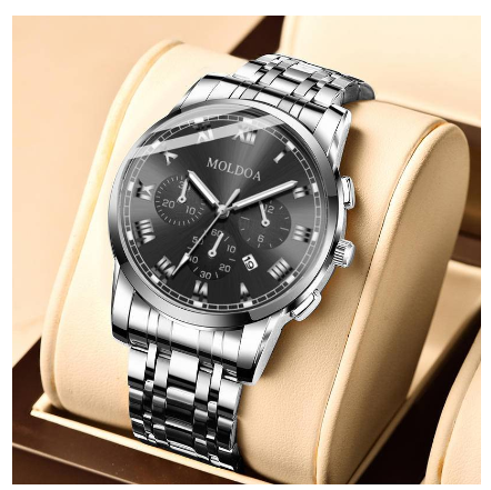 Watch For Men Water Proof Relo for Man Original Business Genuine Quartz Stainless Steel Accurate Wear-Resistant Luminous 6