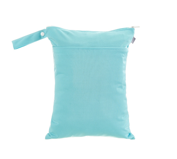Reusable Waterproof Dry Double Pocket Cloth Handle Diaper Wet Bag 18