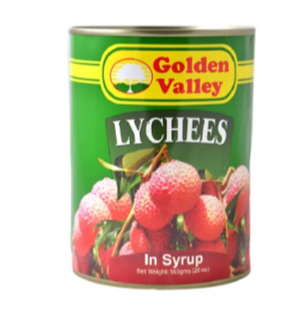 Golden Valley Canned Lychee Lychees in Syrup 565g