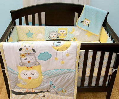 BABY's FIRST by Nemcor 4pcs Crib Set Imported from Canada