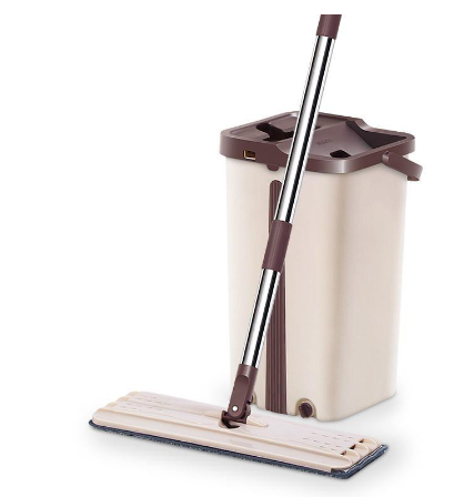 MAGIC AUTOMATIC ROTATION FLAT SQEEZE MOP HANDFREE  DRY FLAT MOP BUCKET TOOL KIT