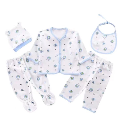 5pcs/Set Newborn Baby Clothes Infants Clothing Suit Outfits Boy Girl 0-3 Months