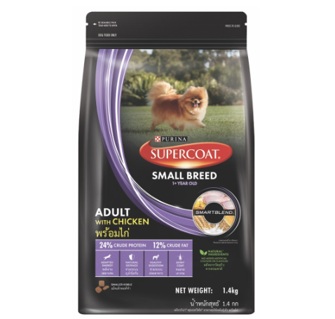 Supercoat Chicken based Dry Dog Food for Adult Small Breed Dogs 1.4kg