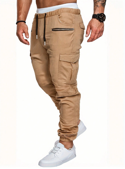 Men's Slim Fit Tapered Leg Utility Pants