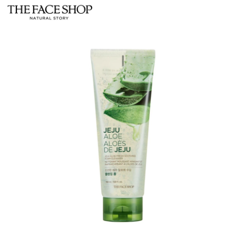 The Face Shop Jeju Aloe Fresh Soothing Foam Cleanser