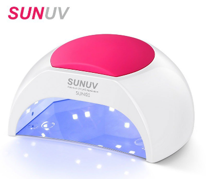 SUNUV Sun2C UV Lamp 48W Nail Lamp for Professional Nail Salon Nail Dryer with Auto Sensor Nail Art