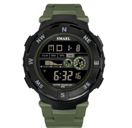Smael 1361B Brand Men's Sports Watch Waterproof Digital LED Military Fashion Casual Electronics Wristwatch Clock M4
