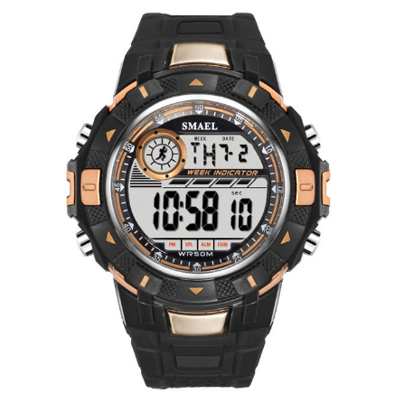 SMAEL1506B Men Sports Watches Digital LED Light Watch Mens Military Watche Top Brand Luxury Electronic Wristwatch M6