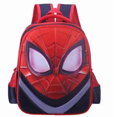 CJT BAG#9123 Korean 12inch  2Zippers Cartoon  Student Bag