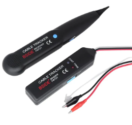 BSIDE Telephone Line Detector Line Finder Network Cable Tester RJ11 Tester Continuity Test FWT21 Wire Tracker Cable Tracker Tone Generator Wires Trace Diagnose the Break Point with Carrying Bag MS6812