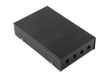 ZJW 4 cores FTTH SC Blank Terminal Box SPCC 4 Port SC Fiber Optic Patch Panel FTTX Distribution Box