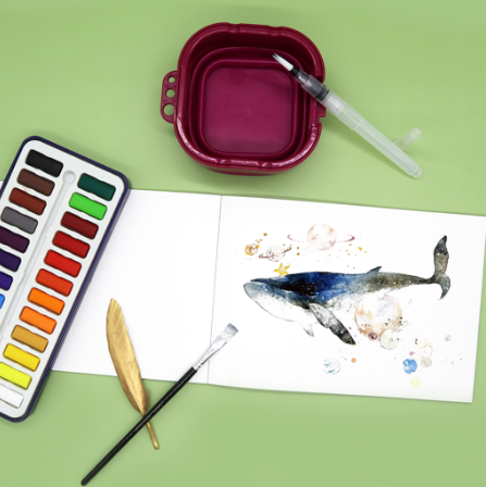 SeamiArt A5 Drawing Paper For Watercolor Gouache 180GSM Paper 15 Sheets