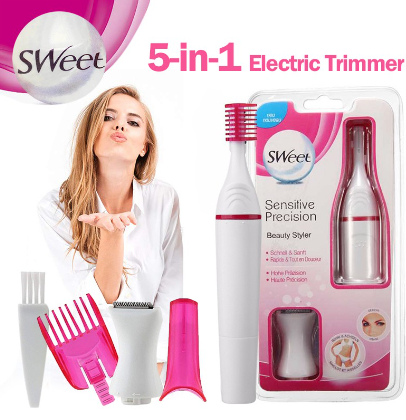 5 in 1 Electric Epilator Bikini Eyebrow Trimmer Hair Removal Shaver For Women Hair Removal Shaver