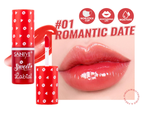 SANIYE Matte Lipstick Lip Gloss Smooth Long Lasting Waterproof Liptint L1213