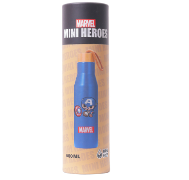 Marvel Captain America Blue 500 ml Stainless Steel Tumbler