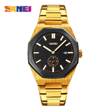 Skmei Watch for Men Casual Quartz Men Watches Top Brand Luxury Stainless Steel Strap Date Time Waterproof Wristwatch Clock 9262 M5